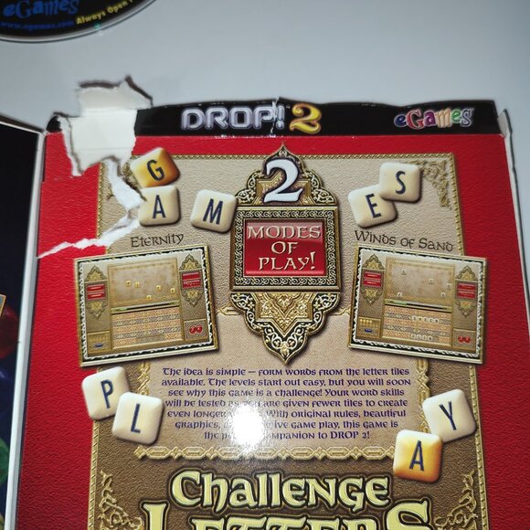 Drop! 2 (Windows 98-XP, 2004) Challenge Letters PC CD-ROM - Picture 3 of 8